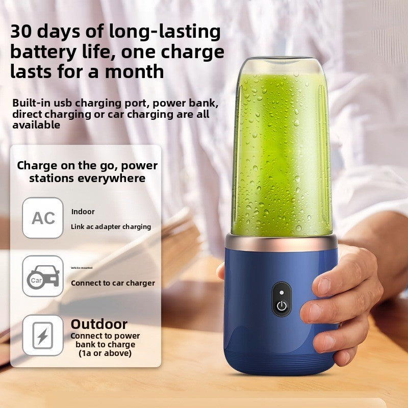 Portable Juicer, Compact Home Juice Cup, Fruit and Vegetable Blender