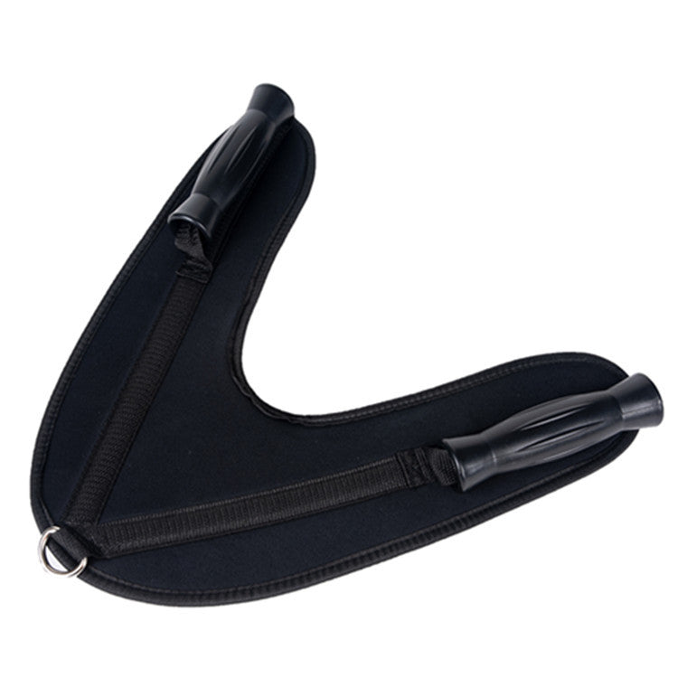 Abdominal strap pull-up handle