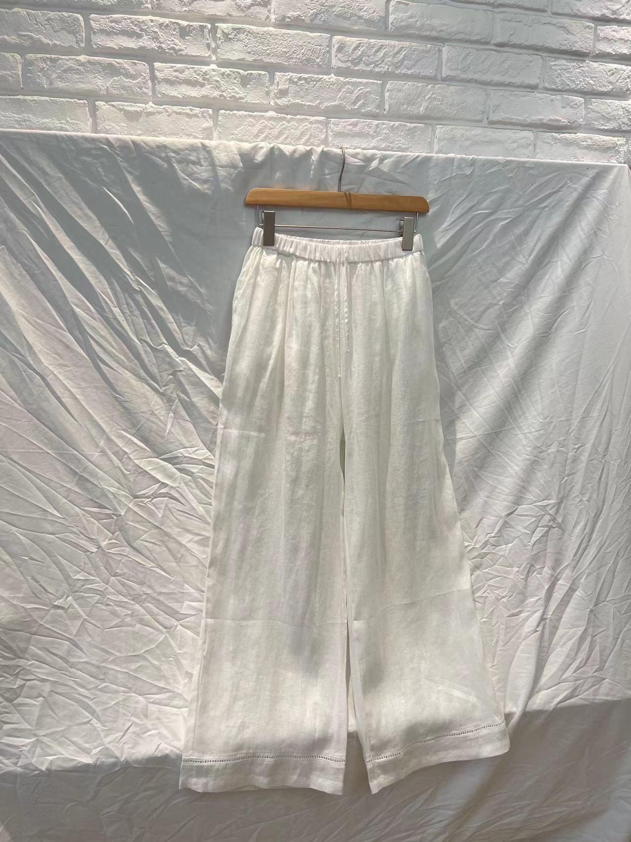 Linen Straight Leg Pants for Women