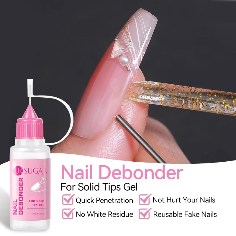 UR SUGAR 15ml Nail Gel Remover – Press-On & False Nail Adhesive Remover