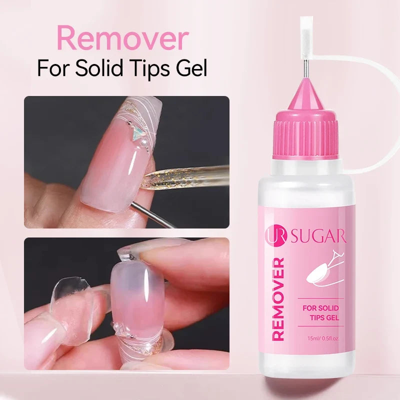 UR SUGAR 15ml Nail Gel Remover – Press-On & False Nail Adhesive Remover
