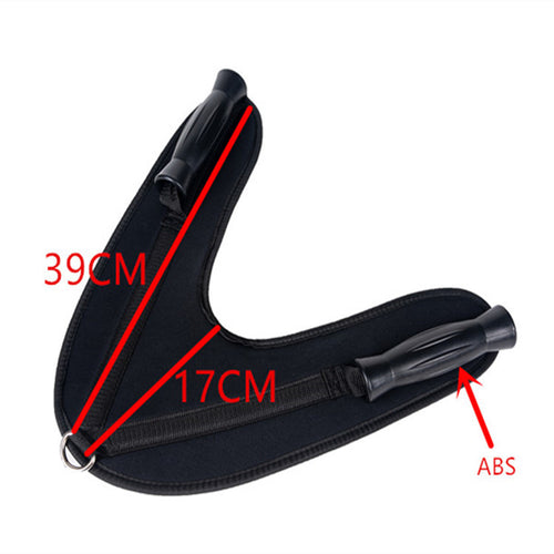 Abdominal strap pull-up handle