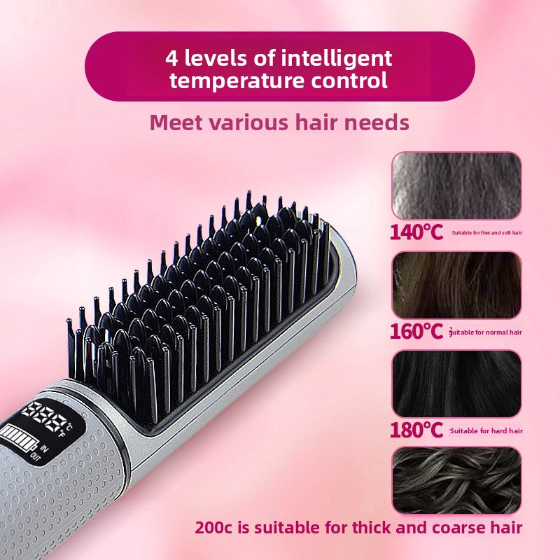 Wireless Rechargeable Hair Straightener and Curling Iron