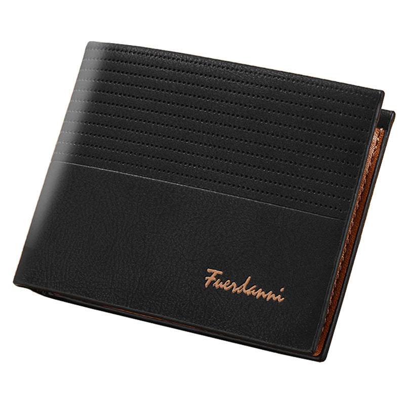 Short Style Mens Wallet with Multiple Card Slots
