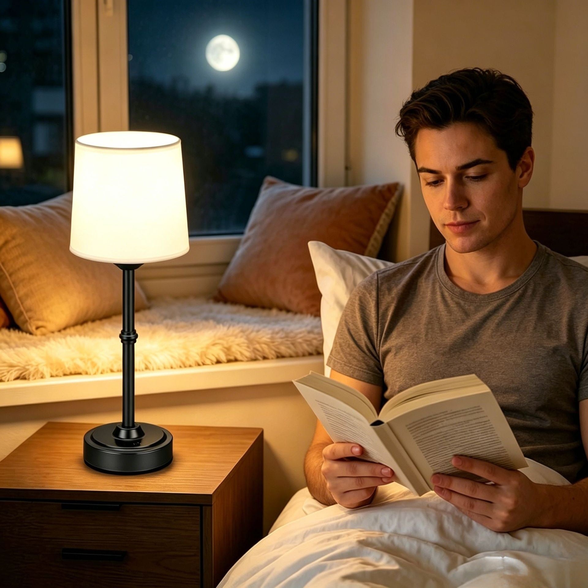 Rechargeable Dimmable Table Lamp