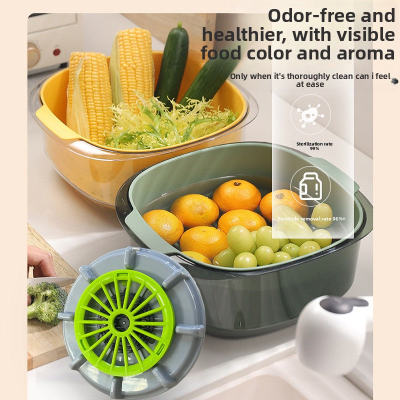 Home Vegetable and Fruit Washer ? Turbine Purifier for Removing Pesticide Residues