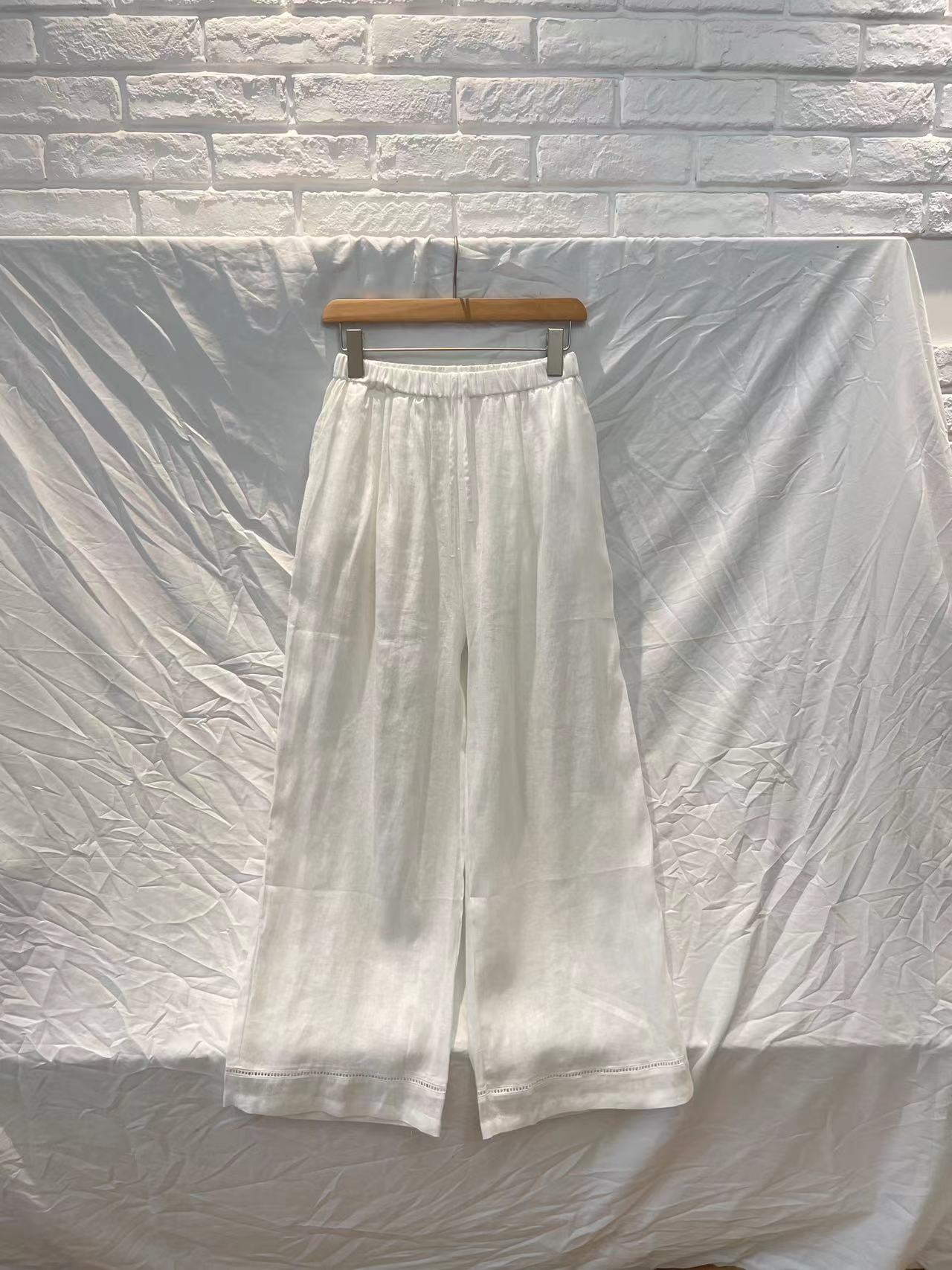 Linen Straight Leg Pants for Women