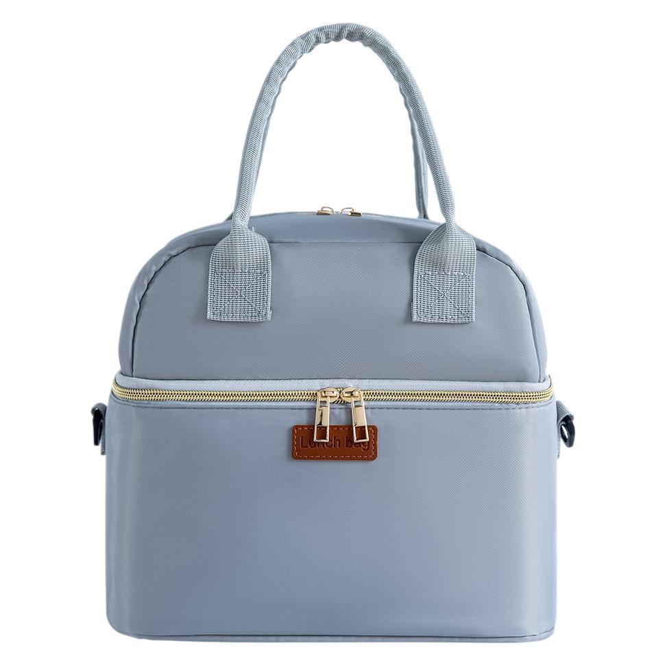 Portable Double Layer Insulated Lunch Bag